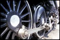 USA: New Haven, KY: Pistons of Steam Engine