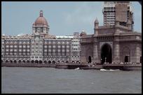 Mumbai, Taj Mahal Hotel and Gateway of India